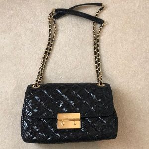 Michael Kors black quilted bag